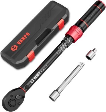VANPO 3/8-Inch Drive Click Torque Wrench