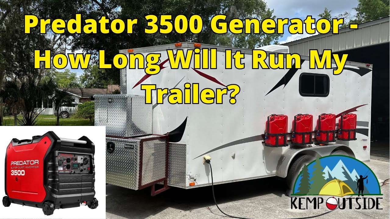 How Many Hours Will a Predator 3500 Generator Last