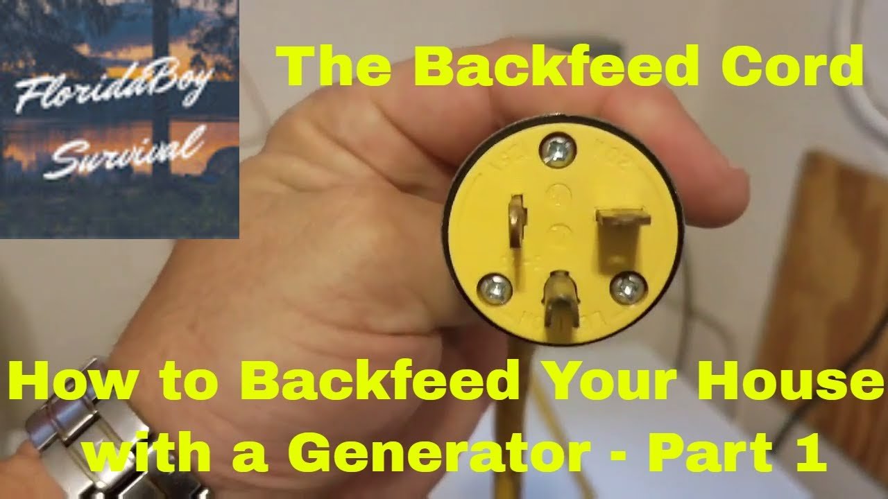 How to Backfeed a House With a Generator