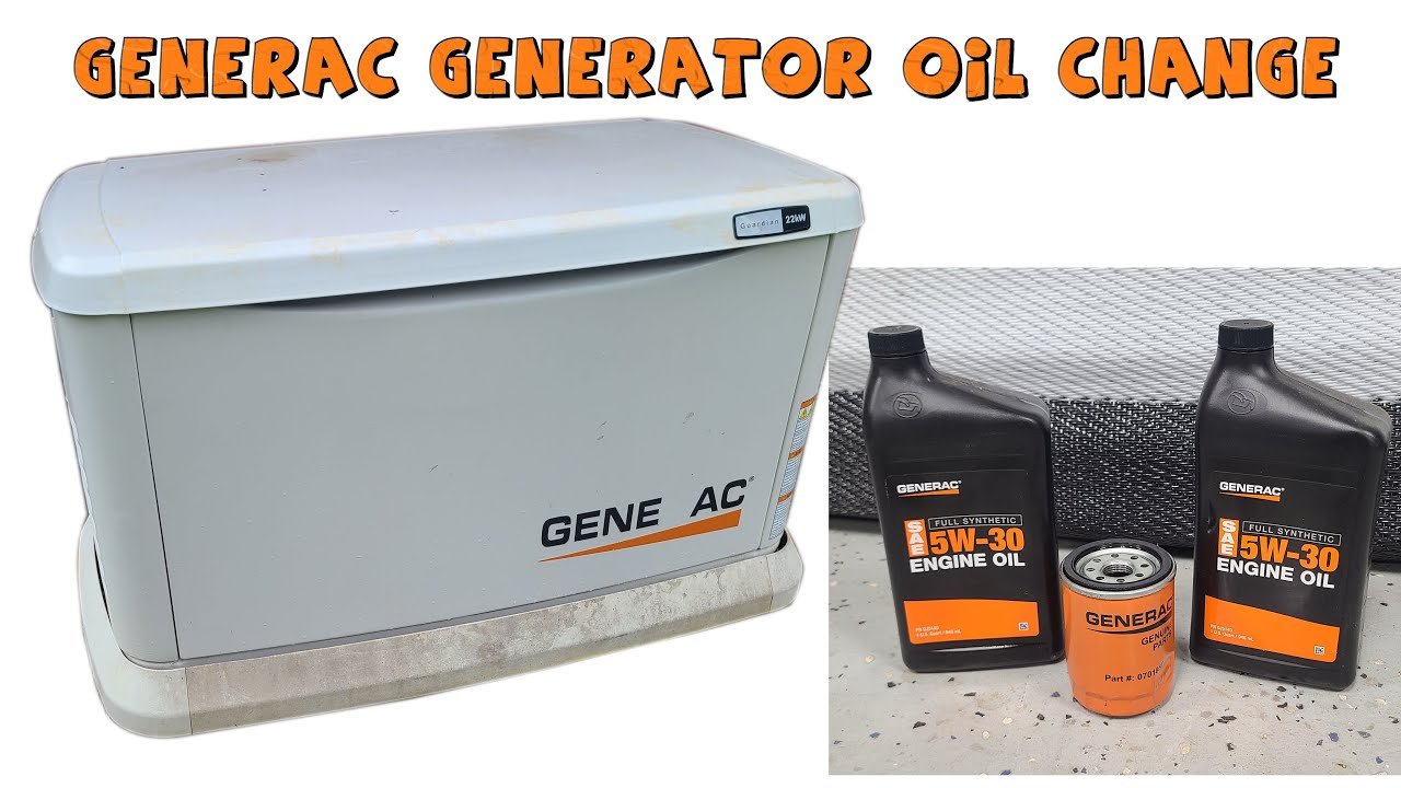 How to Change Oil in Generac 22Kw Generator