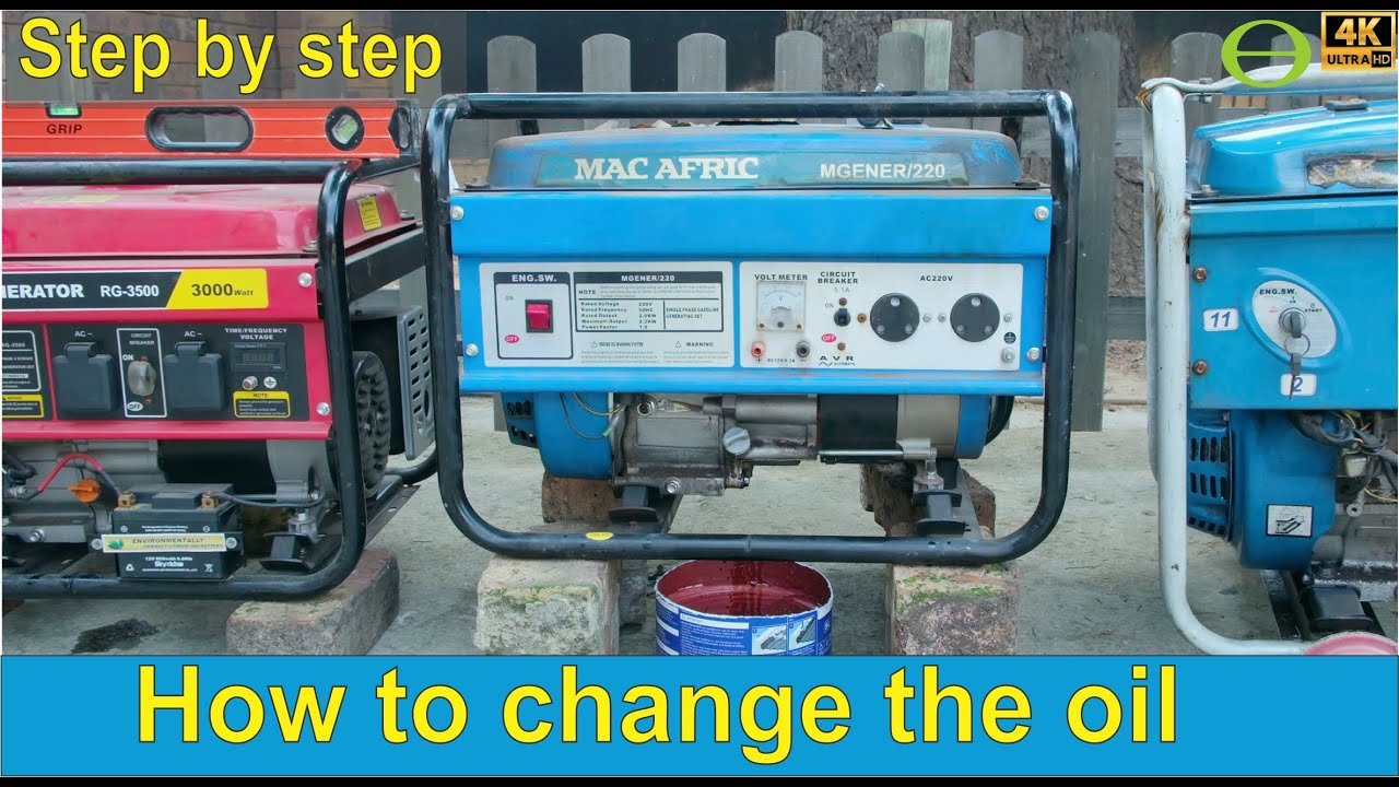 How to Change the Oil on a Generator