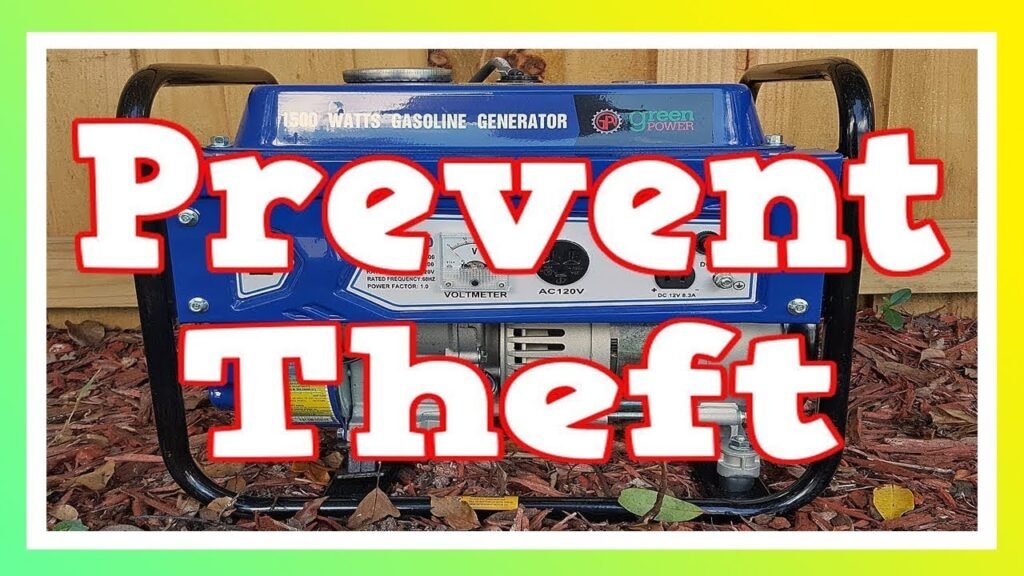 How to Secure Generator from Theft