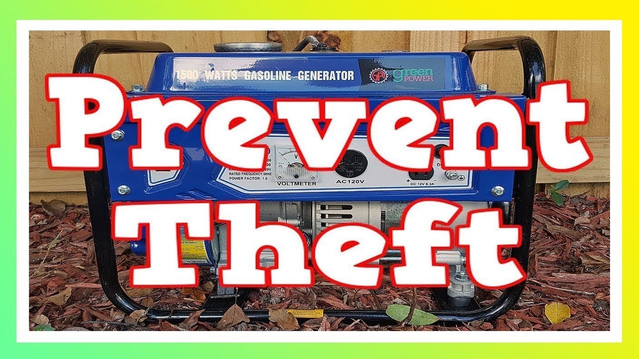 How to Secure Generator from Theft