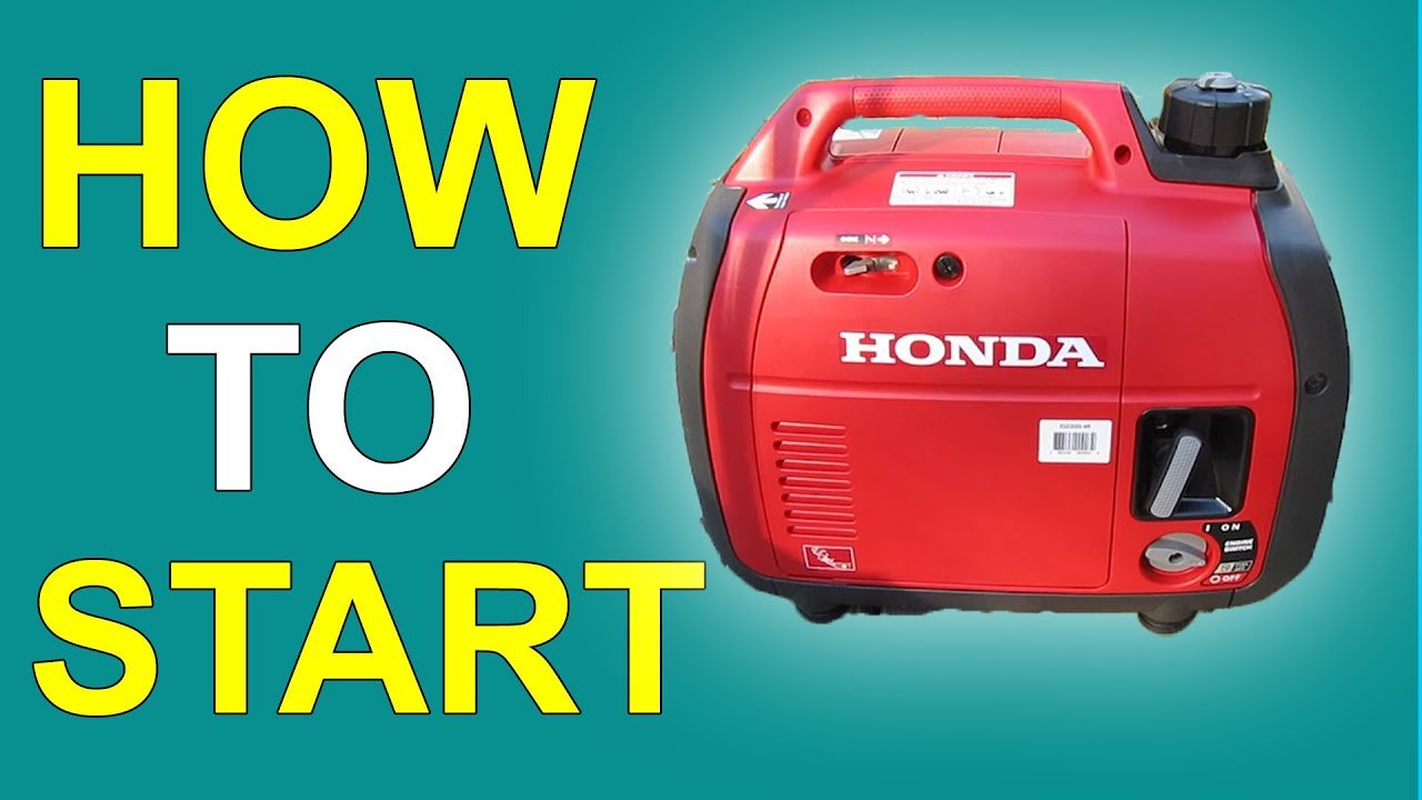 How to Start a Honda Eu2000I Generator