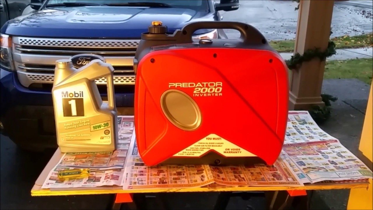 What Kind of Oil for Predator 2000 Generator