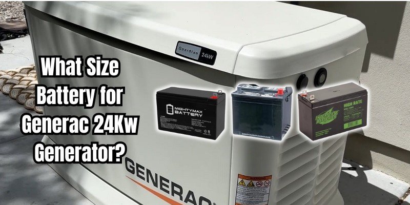 What Size Battery for Generac 24Kw Generator