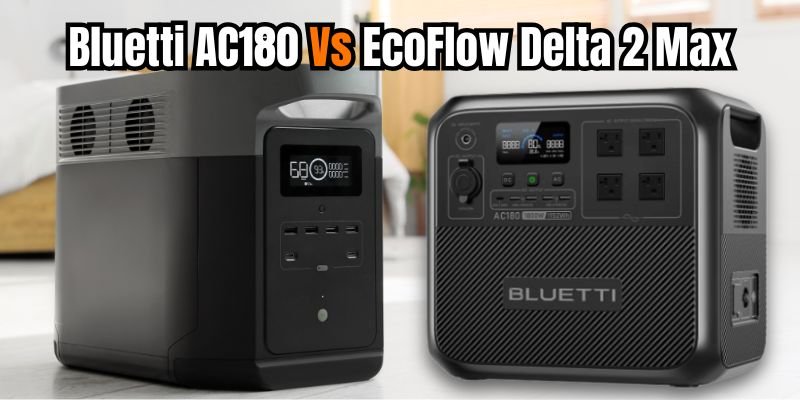 Bluetti AC180 Vs EcoFlow Delta 2 Max Comparison