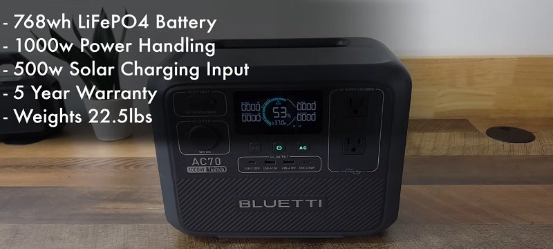 Bluetti AC70 Review