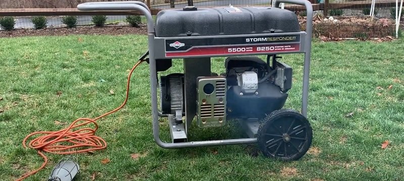 Generator Backfires