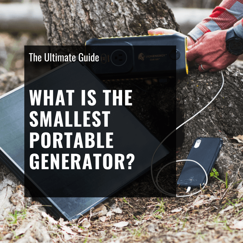 What is the Smallest Portable Generator