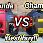 Champion Vs Honda Generator