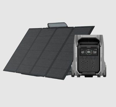 EcoFlow DELTA Pro 3 Solar Generator With 400W Panel