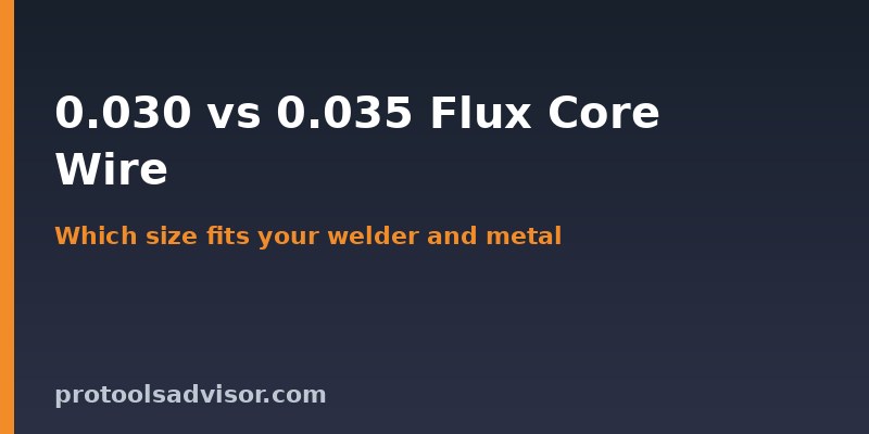 0.030 vs 0.035 flux core wire size comparison featured graphic